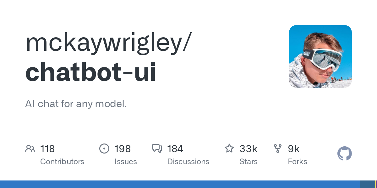 chatbot-ui 官方预览图