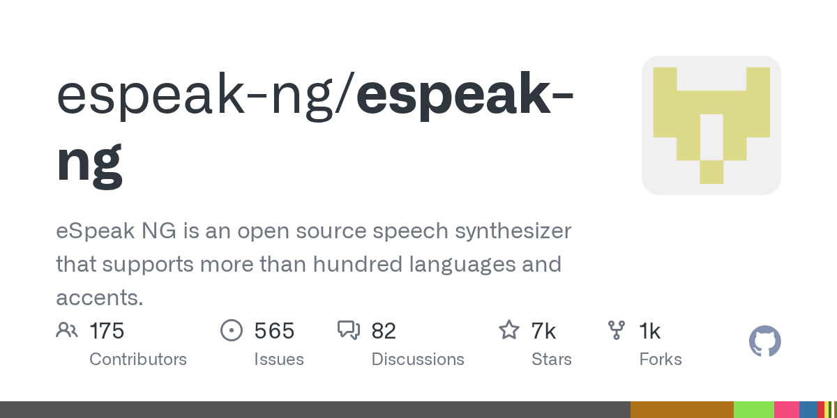 espeak-ng 官方预览图