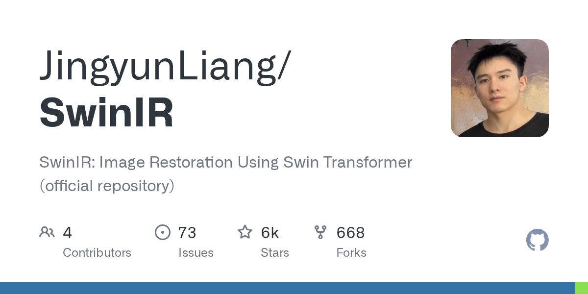 SwinIR 官方预览图