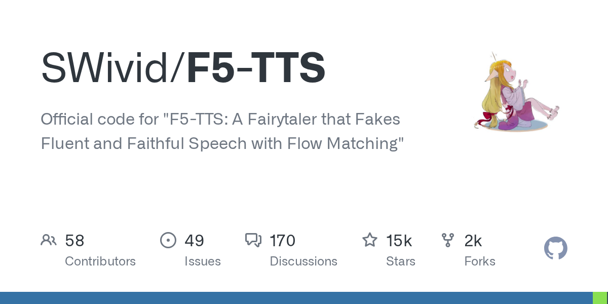F5-TTS：基于流匹配的零样本语音克隆（中英双语）部署指南 的封面