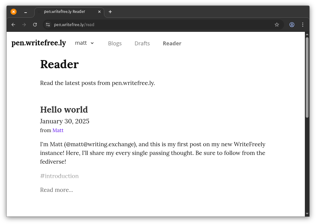 WriteFreely：极简联邦宇宙博客平台部署与使用指南 的封面