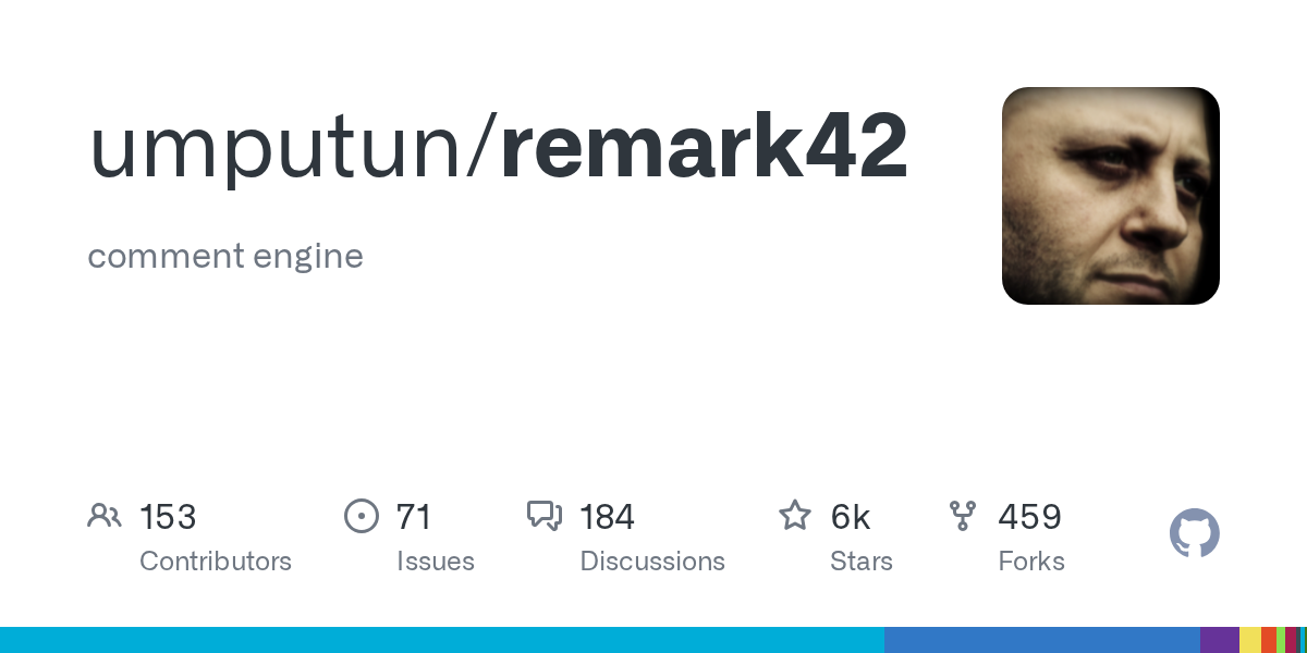 remark42：独立开源评论系统部署与博客嵌入接入指南 的封面
